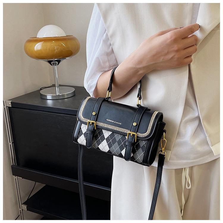 Popular Small Bags Women's Autumn and Winter New Fashion Niche Messenger Bags Women's Portable Small Square Bags