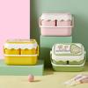 With Cutlery Lunch Storage Box Large Capacity Creative Cartoon Student Office Worker Bento Case