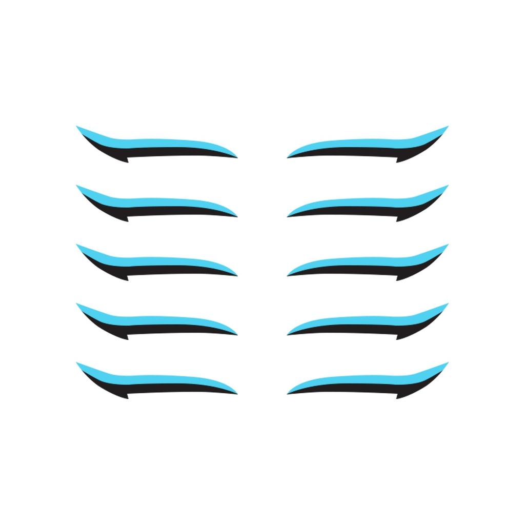 5 Pairs Reusable Eyelid Stickers Instant Outline Winged Lid Cosmetic Easy
