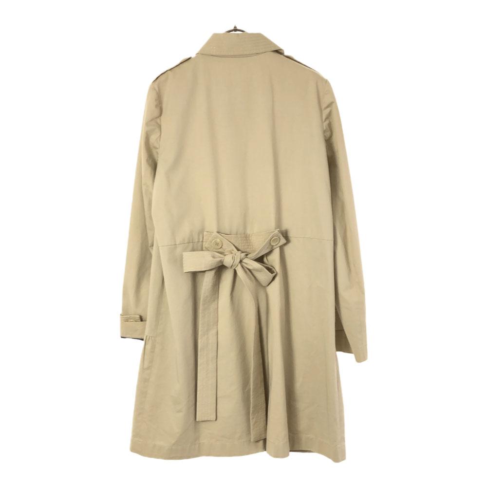 MAX&CO Trench Coat 4 Beige Back Dot Pattern Women Used
