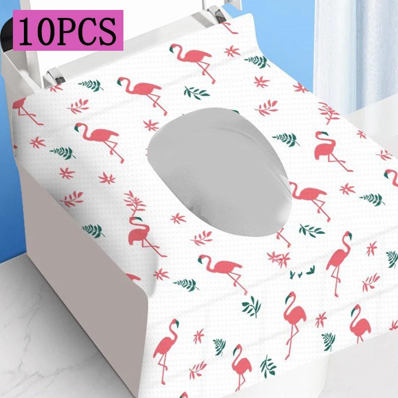 

10/20/50 шт. Одноразовые накладки на сиденье унитаза для путешествий, общественных туалетов, самолетов, гигиена, универсальный размер, для всех возрастов, приучение к горшку