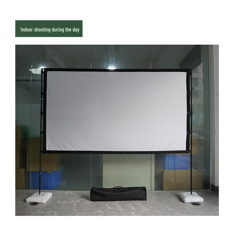 Tragbarer 100-Zoll-HD-Projektorleinwand