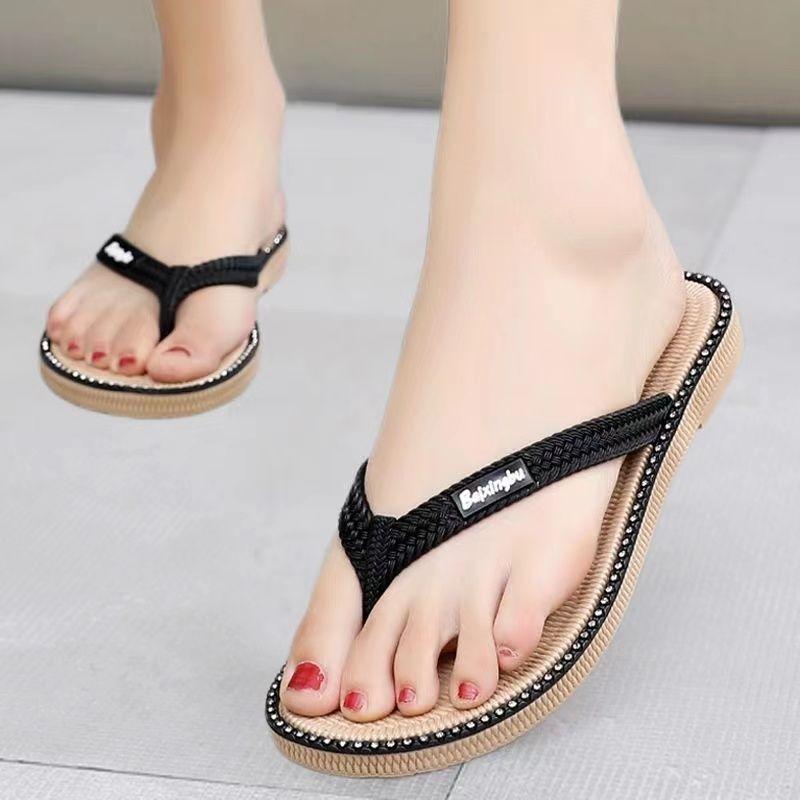 Flip-flops Women's Summer New Daily Sandals Suitable for Non-slip Beach Shoes Fashion Flip-flops