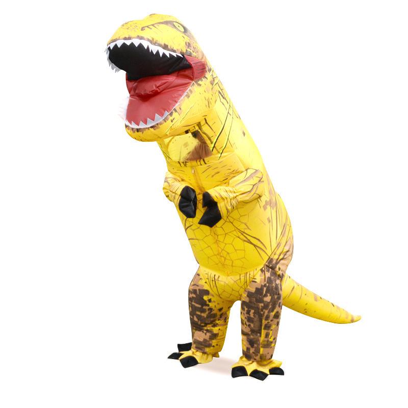 Aufblasbares Dinosaurier-Fahrradkostüm – Lustige Requisite für Partys & Cosplay