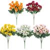 3/15 st Konstgjord blomma 7 grenar UV-beständig Falsk plastblomma Hem Bröllop
