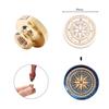Deep Sea Series Sealing Wax Stamp Heads 3D Brass Wax Grain Seal Head Retro Craft Decor Tool 30mm for Wedding Invitation