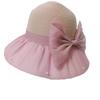 New summer mesh bow bucket hat women's big brim sun hat sun protection and UV protection sun hat