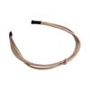 Hair Clip Knotted Gilrl Headband Women Hairpin Thin Hair Band PU Leather Headband Korean Style Headwear Female Hair Accessories