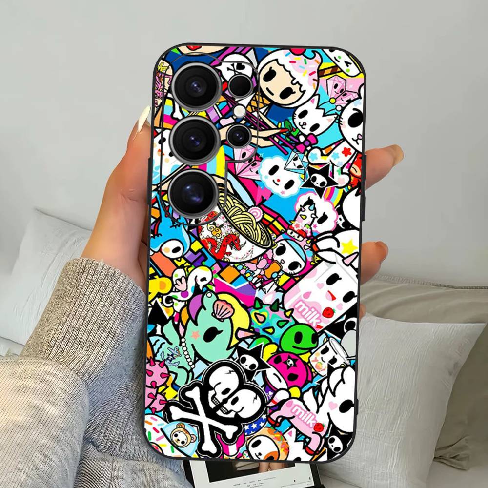 Japan Tokidoki Phone Case For Samsung S 24 Fe 25 Ultra Plus 20 Lite 21 30 22 23 24 22 Ultra 5G Fundas