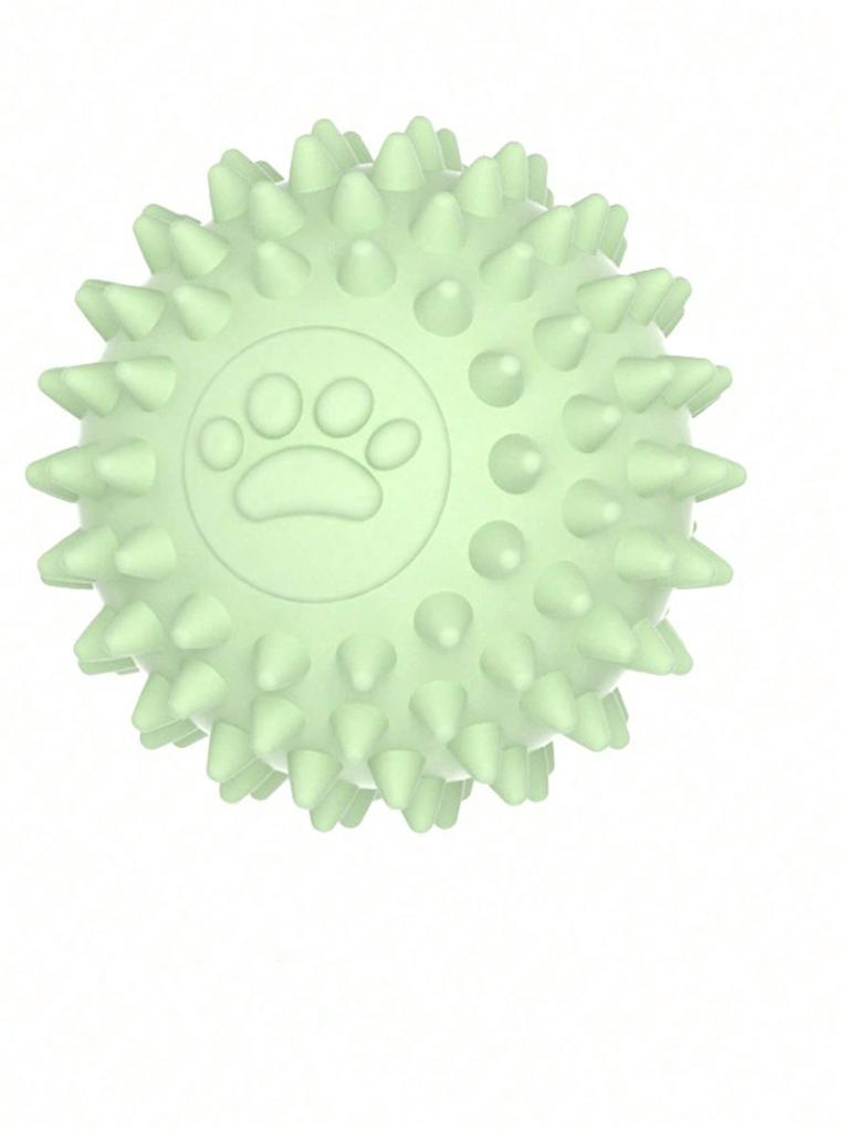 Dog Chewing Toy Interactive Rubber Ball for Small Large Dog Cat Pet Tooth Cleaning Indestructible Footprint Ball Pet Accessories