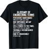 Funny Glossary of Engineering Terms For Engineering Student Unisex T-Shirt