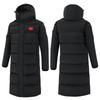 Long Winter Sport Coat for Men & Women - Over the Knee, Cotton for Football & Basketball Training