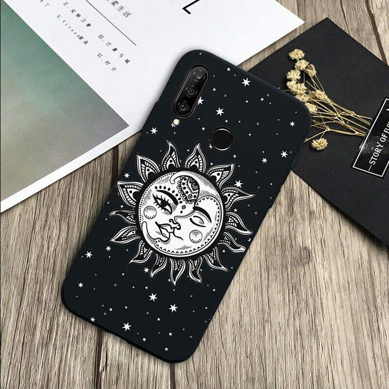 SUN AND MOON Mystic Zodiac For Huawei Nova 12s 12i 11i 7i 8i Y73 Y70 Y90 Y60 Y72 Y61 Y91 9 10 SE P30 Pro P40 Lite Case