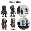 Skull Resin Halloween Figurine Statue Garden Table Decoration Yard Gift Ornament