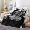 1Pc Alien Earth Print Flannel Blanket, High Quality Comfortable for All Seasons, Home Decor, Warmth and Comfort, Perfect for Christmas Gifts