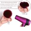 Trendy Fluffy Fur Fur  Ball Jewelry Bag Pendant Key Ring Fashion Accessories Key Chain Keychains