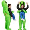 Moerstar Inflatable Alien Kigurumi Costume for Scary Monster Adult and Child Halloween Cultural School Birthdays Half-Body Cosplay, Halloween,