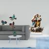 Wooden Bird Wall Art And Acrylic Desktop Decor Set for Garden Study Room Farmhouse Tabletop Ornament
