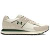 Under Armour Essential Runner White Quartz Forest Green Men Sneakers Cream Stone 3028408-106