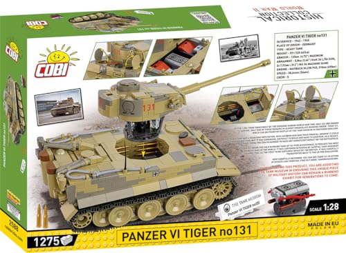Cobi 2588 Panzer VI Tiger I Nr. 131 Das Panzermuseum