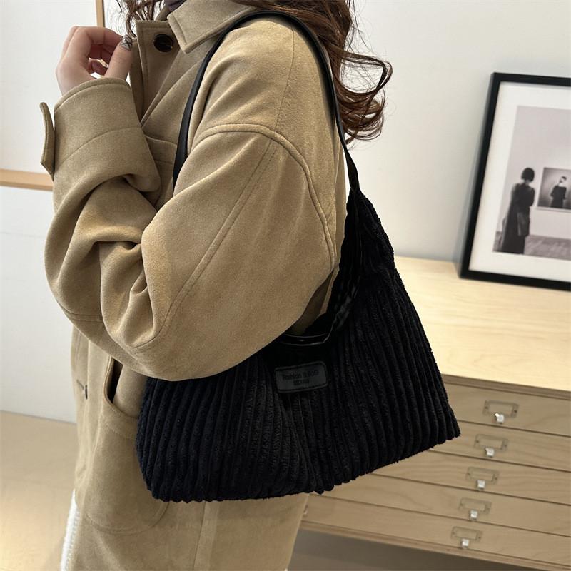 Fashionforward Womens Large Corduroy Tote Bag Stylish And Functional For Every Occasion