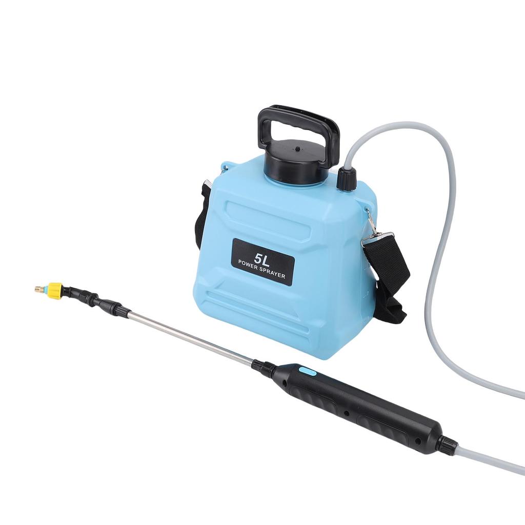 Tuinsproeier 5L Hoge Efficiëntie   Accu Levensduur Elektrische Spuit  met Spuitkoppen Intrekbare Steel voor Schoonmaken Onkruidbestrijding