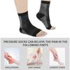 3 Pairs Neuropathy Socks for Pain Relief - Compression Socks for Neuropathy, Tendonitis & Plantar Fasciitis - Soothing Foot Care