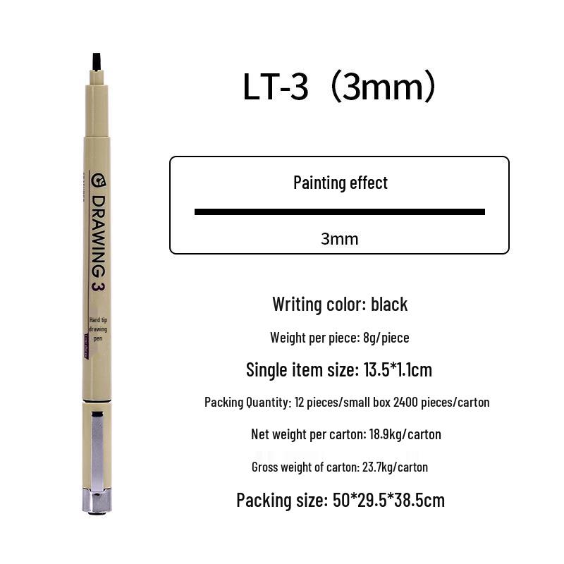 Waterproof Needle-tip Liner for Art Students - Anti-Smudge Sketching & Doodle Pen