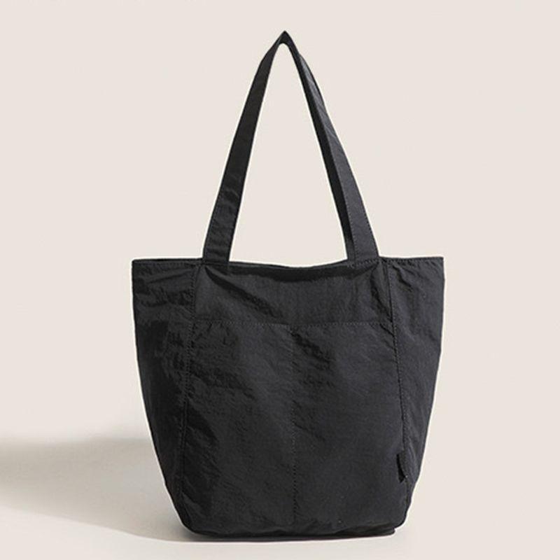 

Japanese Style Nylon Canvas Work Commuter Shoulder Bag Black