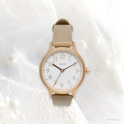 Fieldwork Women's Analog Watch with Leather Strap, Gray, Rita JN028-3