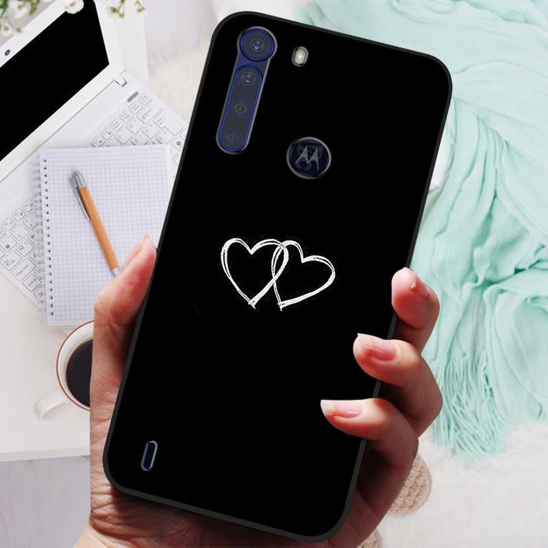 For Motorola One Fusion Case Black Bumper Soft Silicone Cover For Moto One Fusion Plus Phone Cases OneFusion Fusion+ Funda Shell