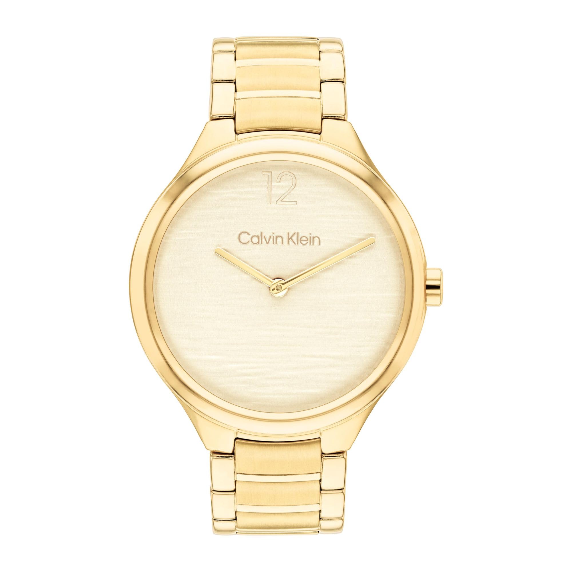 Watch DELIGHT Gold Dial Stainless Steel Bracelet 25100048 [Calvin Klein] Ladies  [Authorized Import] золотой