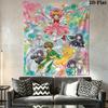 Cardcaptor Sakura Wall Hanging Printed Fabric Blanket Decorative Tapestries for Bedroom Living Room Home Decor