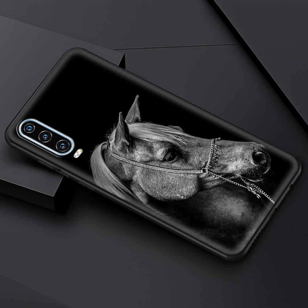 Animals Horse Deer Giant Panda Phone Case For Huawei P30 Lite P50 Pro P20 P40 Lite E P Smart Z 2021 Y6 Y7 Y9 2019 Y6p Y9s Cover