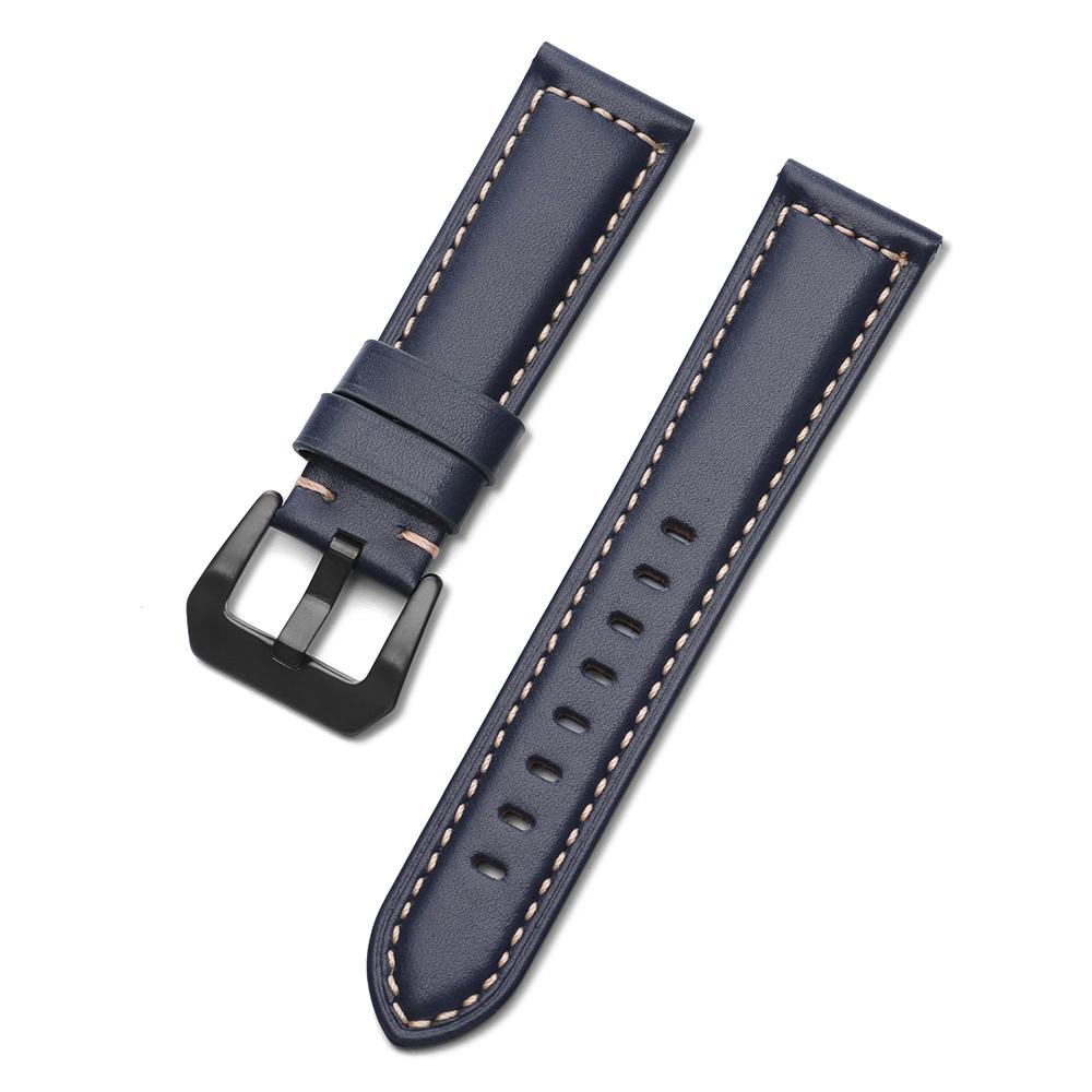 18mm 20mm 22mm 24mm Genuine Leather Watch Band Business High Quality Cowhide Stiching Strap Men Women Sport Bracelet Watchband