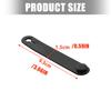 Rubberized Anti Slip Cable Ties With Double Locking Clips Secure Motorcycle Electric Vehicle Wiring Harness Vibration Proof