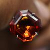 CERTIFIED Natural ORANGE Sapphire 6.20 Ct Mind Blowing SQUARE CUT Gemstones S-1841