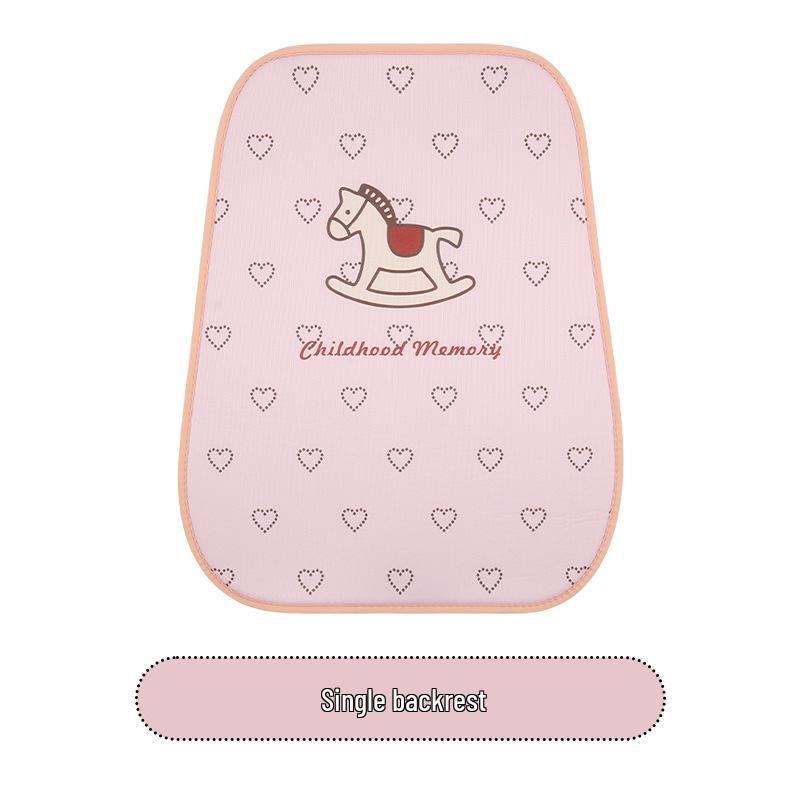 Cute Horse Cartoon Car Seat Cushion for Volkswagen Golf, T-Cross, T-Roc, Tayron, Bora - All Seasons