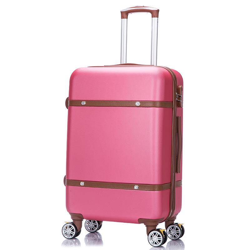 Retro Large Capacity Suitcase with Universal Wheels, Trolley Cabin Luggage for Men and Women
