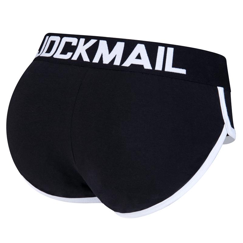 Briefs JOCKMAIL Adjustable Buttock Lift Buttock Augmentation Front and Back Removable Foam Pads Enhanced Men's Underwear