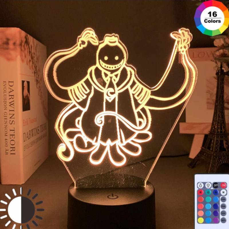 Assassination Classroom Led Night Light With 16color Remote For Home Decor