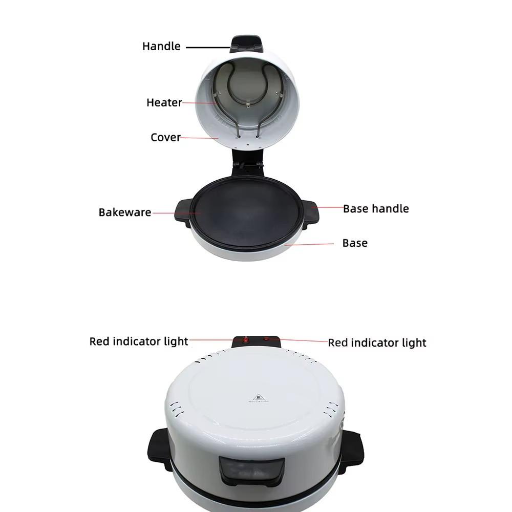 2000W High Power Household Pizza Machine Kitchen Electric Pizza Roaster 220-240V Portable Steak Grill Oven