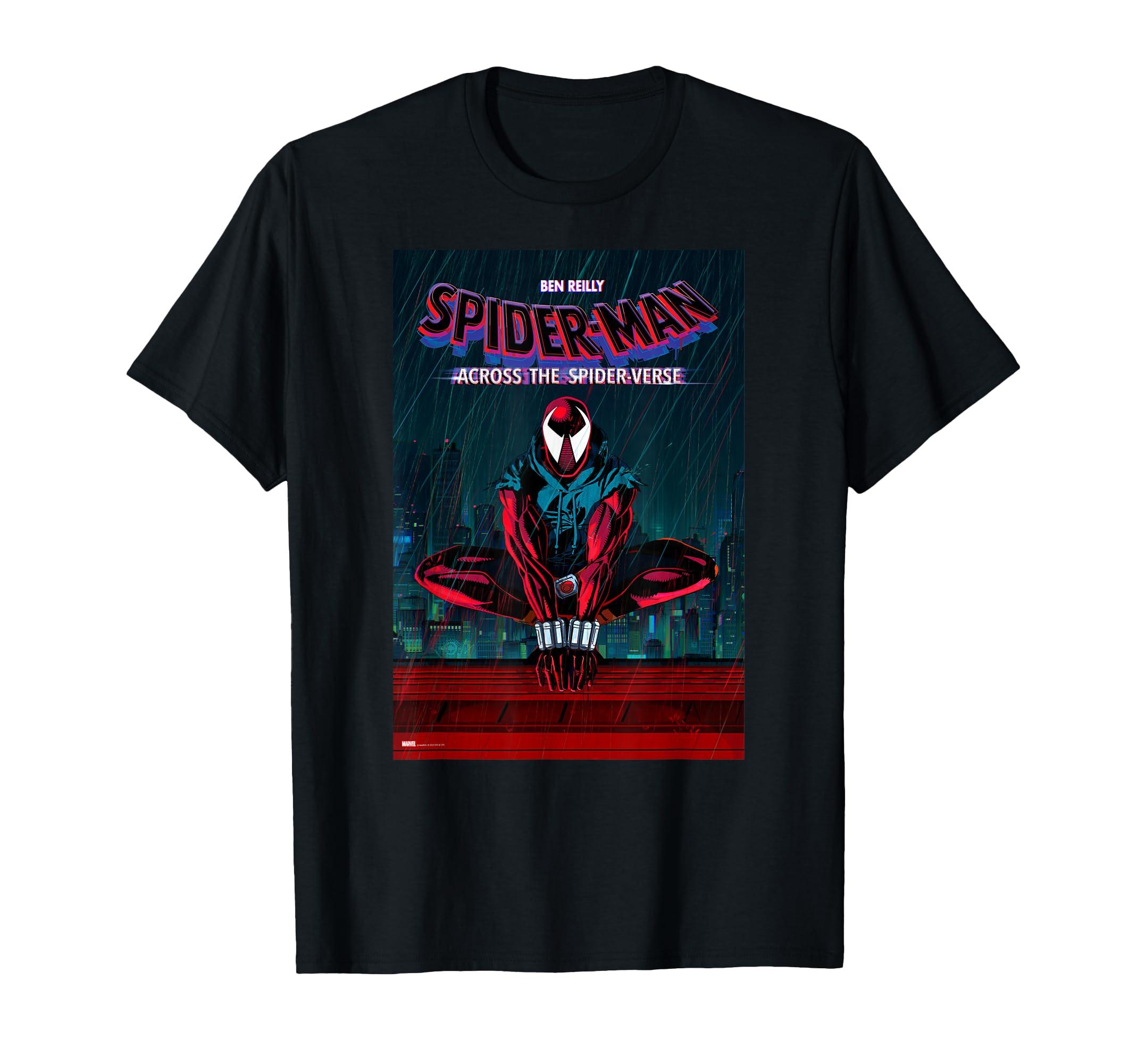 

Marvel Across the Ben Reilly Poster Art Spider-Man Spider-Verse T-Shirt чёрный