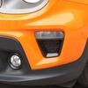 NEW-Front Fog Light Cover Trim For Jeep Renegade  ABS Fog Light Decorative Cover Trim Car Accessories