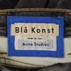 Acne Studios BlaKonst Made In Italy Straight Denim Pants Button Fly Jeans Women Used