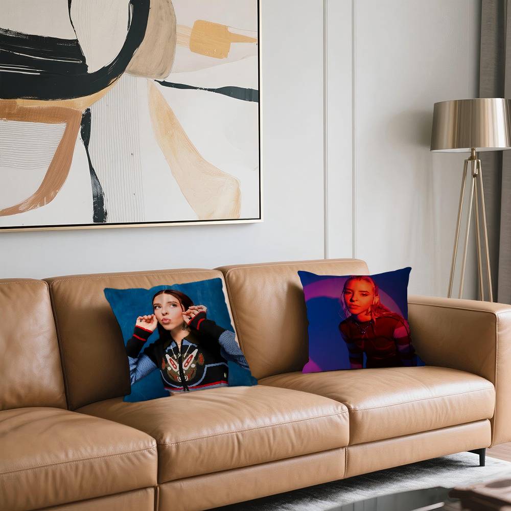 Singer Young M-MikoS Pillow Anime Pillow Sofa Bed Head Pillow Cover Cushion Cover 45x45 Cm Fashion