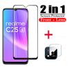 2I1N Full Cover ochranné sklo pro OPPO Realme C25s C25 C21 C20a C Ochranná fólie na čočku fotoaparátu Skleněná fólie pro c25 sc 25s 20a