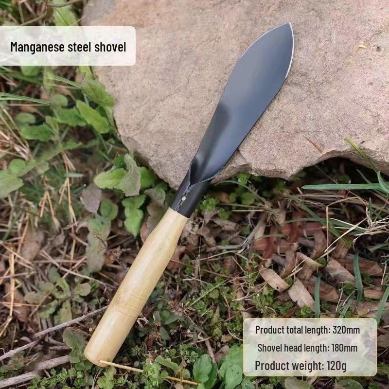 Gartenwerkzeug-Set: Fleischige Blumenschaufel, Bodenlockerungsschaufel, Topfschaufel und Gartenschere