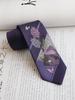 Original Design Dark Purple Tie College Style Creative and Sweet Tie