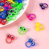 20PCS Fun Wiggle Eyeball Puppet Finger Rings Plastic Party Souvenir Toys for Kids Jokes Practical Game Gifts Birthday Decoration